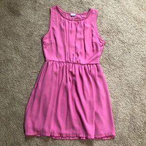 Pink Chiffon Formal Dress